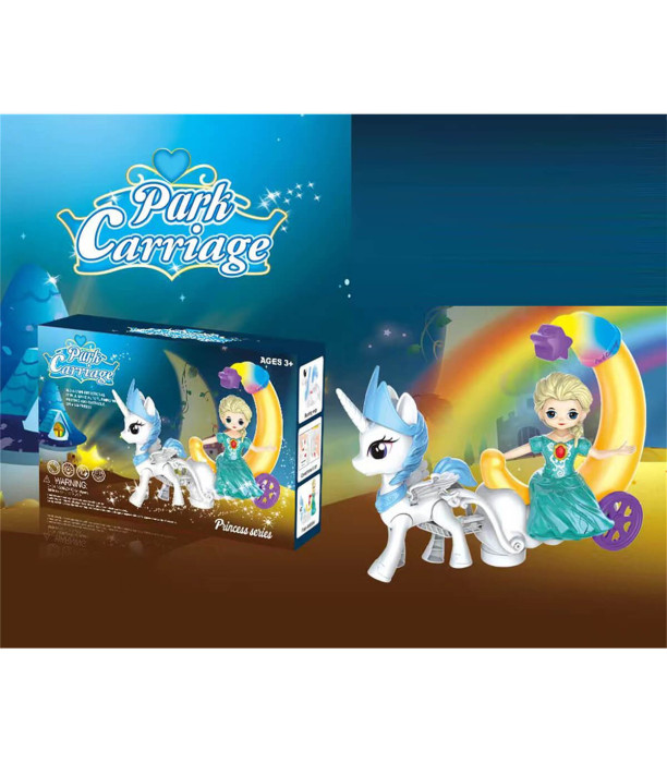 UNICORN CU CALEASCA SI PRINTESA PAPUSA - Muzicale