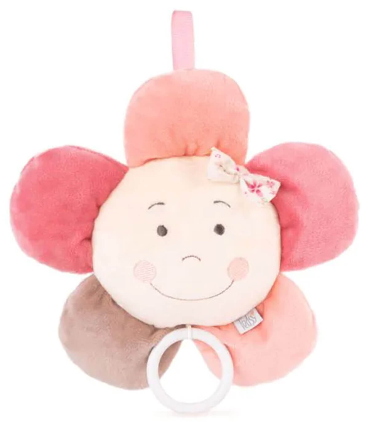 ZORNAITOARE BEBE FLOARE DE PLUS CULORI ALEATORII 26 CM - PLUȘ PENTRU BEBELUȘI