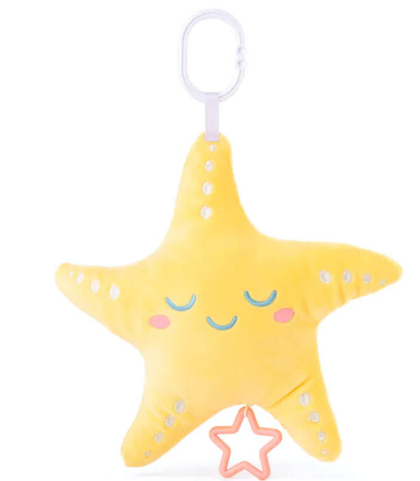 PLUSH LANTERN STAR YELLOW 37 CM - BABY PLUSH
