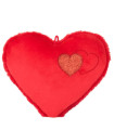 PLUSH HEART WITH GLITTER 37 CM