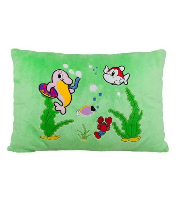 PLUSH PILLOW SEA LANDSCAPE 4 COLORS 45/30 CM - BABY PLUSH