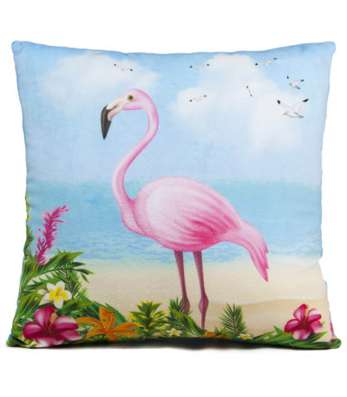 PERNA PASARE FLAMINGO 36 CM - PLUȘ PENTRU BEBELUȘI