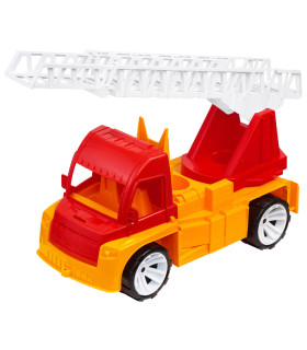 FIRE TRUCK CU SCARĂ PENTRU COPII 44 CM - Mașini de poliție, autospeciale de pompieri și ambulanțe