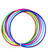 CERC HULA HOOP CULOARE UNI 76 CM 6 CULORI - LANSETE, SFORI ȘI CERCURI