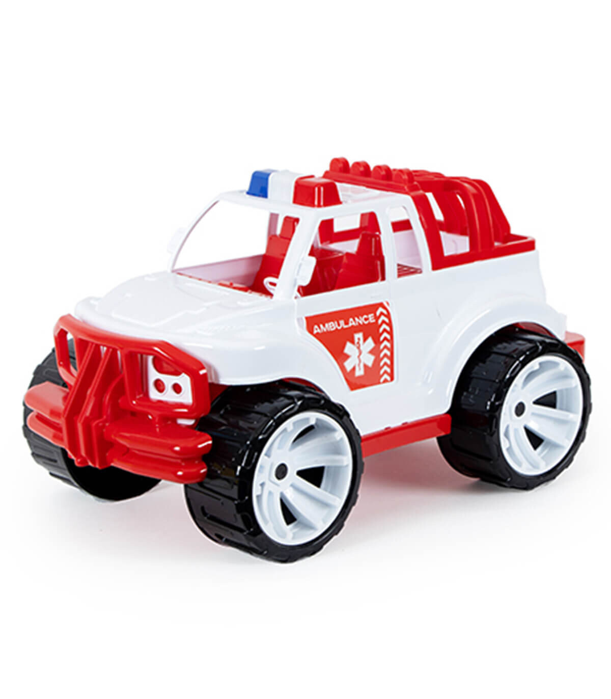 MASINUTA AMBULANTA JEEP MARE 40 CM - Mașini de poliție, autospeciale de pompieri și ambulanțe