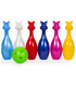BOWLING SET BUNNY PINS WITH A BALL 6 PIECES - SPORTS