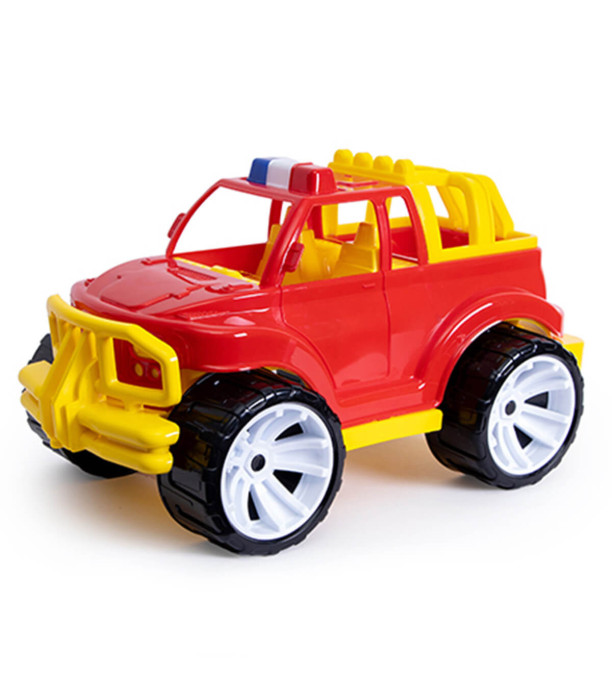 MASINUTA JEEP DE POLITIE CAROSERIE COLORATA 5 CULORI 40 CM - Mașini de poliție, autospeciale de pompieri și ambulanțe