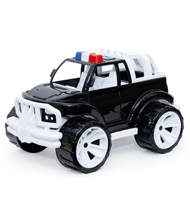 JEEP MASINUTA POLITIE CAROSERIE NEGRA 4 CULORI 40 CM - Mașini de poliție, autospeciale de pompieri și ambulanțe