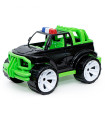 JEEP MASINUTA POLITIE CAROSERIE NEGRA 4 CULORI 40 CM
