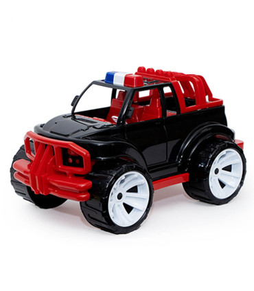 JEEP MASINUTA POLITIE CAROSERIE NEGRA 4 CULORI 40 CM - Mașini de poliție, autospeciale de pompieri și ambulanțe