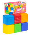 CUBURI COLORATE DIN PLASTIC CU NUMERE 6 PIESE