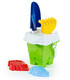 SQUARE SAND BUCKET SET 6 PIECES 4 COLORS - FOR SAND