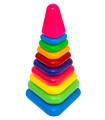 PIRAMIDA TRIUNGHIULARA MARE 10 BUCATI 30 CM