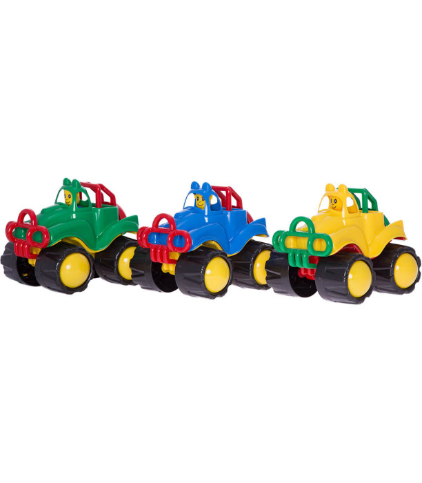 JEEP MONSTER CU SOFER 22 CM 3 CULORI - Mașini și jeepuri