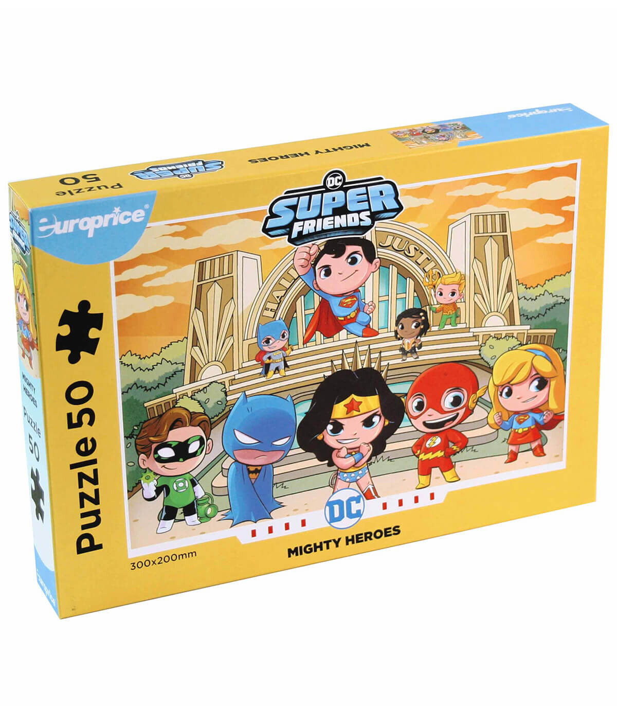 JOC PUZZLE DC SUPER FRIENDS 50 PIESE - PUZZLE ȘI CUBURI