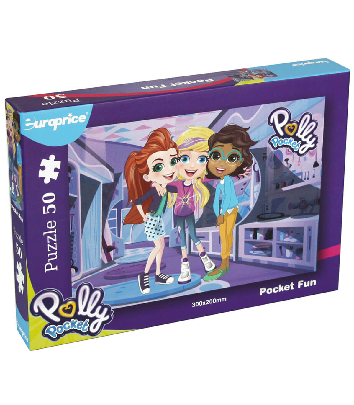 JOC PUZZLE POLLY POCKET 50 PIESE - PUZZLE ȘI CUBURI