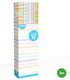 PACKAGING PAPER MIXED COLORS 100 X 300 4 VARIETIES - PACKAGING AND BATTERIES