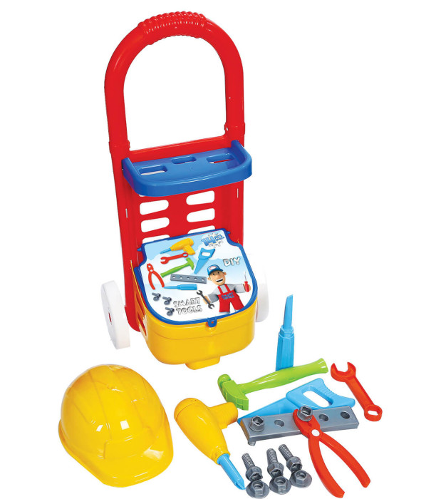 SET DE SCULE IN TROLLER CU CASCA - UNELTE