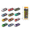 5 METAL SPORTS CARS IN A BOX