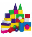 LARGE CONSTRUCTOR WITH BALLS 30 PIECES