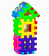 CUB CONSTRUCTOR CASA CU ETAJ ETAJ 13 PIESE - TOATE PRODUSELE