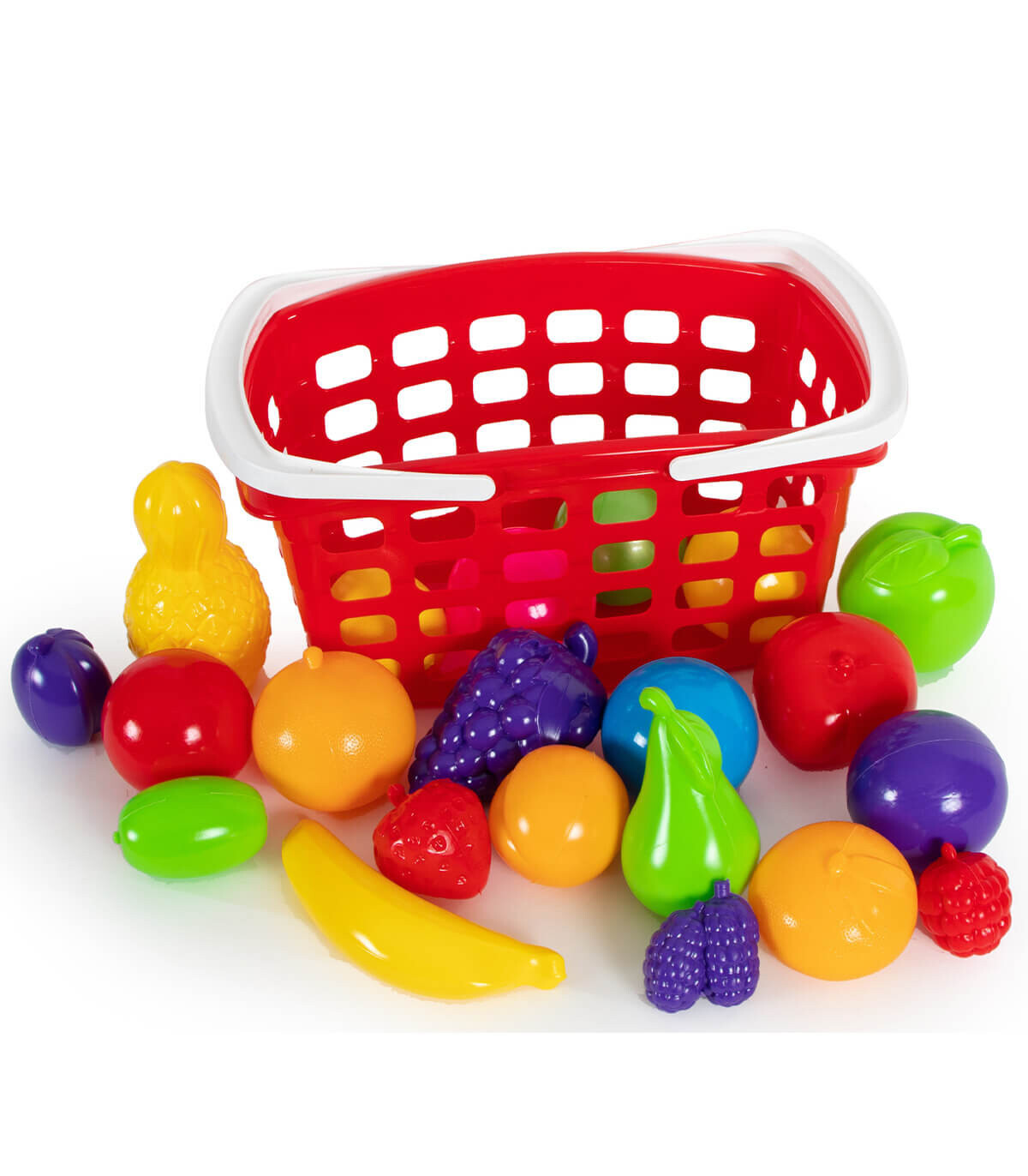 LARGE BASKET WITH FRUITS AND BALLS 4 COLORS - KITCHENS, SERVICES AND FOOD