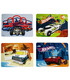 JOC HOT WHEELS PUZZLE 4 IN 1 - PUZZLE ȘI CUBURI