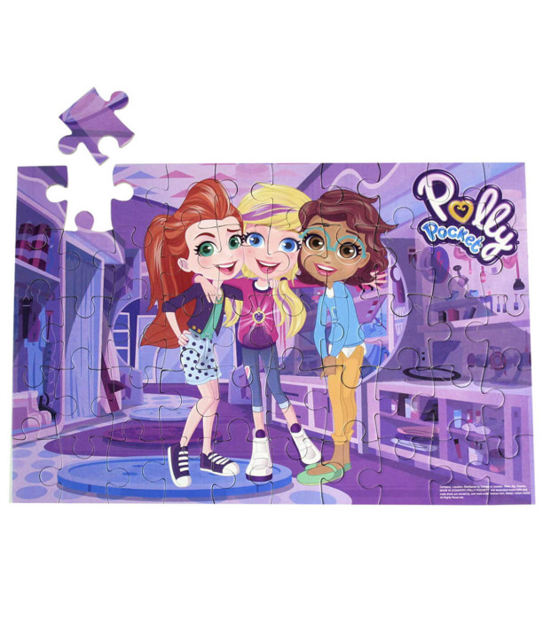 POLLY POCKET FUN PUZZLE 50 PIECES - PUZZLES AND CUBES