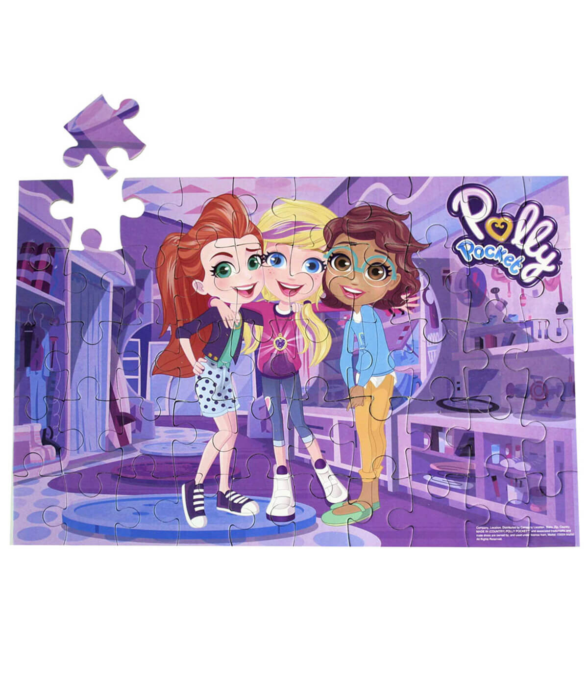 POLLY POCKET FUN PUZZLE 50 PIECES - PUZZLES AND CUBES