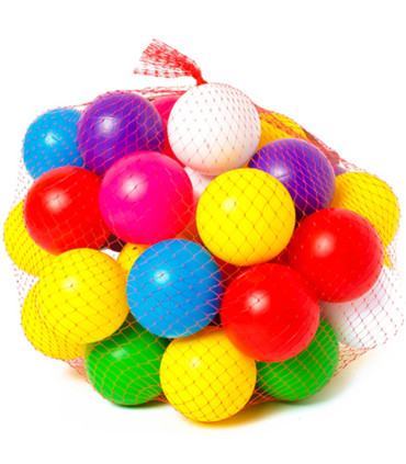 MINGIUTE COLORATE DIN PLASTIC 40 PIESE 7 CM - MINGI