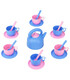 SET CEAI CULORI PASTEL 20 PIESE - BUCĂTĂRIE, SERVICII ȘI MÂNCARE