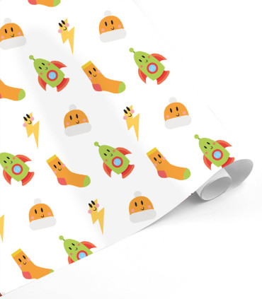 PACKAGING PAPER INFANT 70 X 200 5 VARIETIES - PACKAGING PAPER