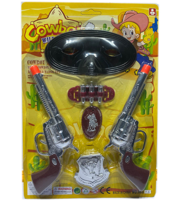 SET ARME DE JUCARIE COWBOY CU 2 PISTOALE - PISTOLE