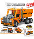LEGO TYPE CONSTRUCTION TRUCK BUILDER 261 PARTS - BUILDING BLOCKS, SORTERS AND RINGS