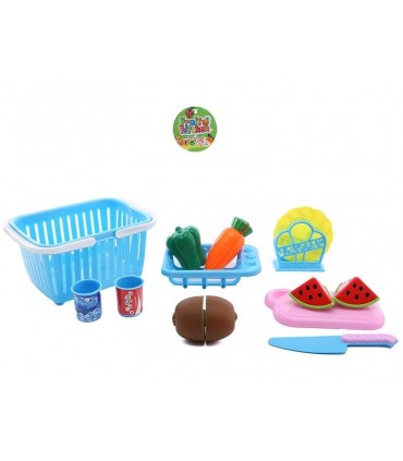 PICNIC BASKET WITH FRUITS AND VEGETABLES - KITCHENS, SERVICES AND FOOD