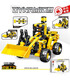 CONSTRUCTOR DINAMIC BULDOZER 330 PIESE - CUBURI DE CONSTRUIT, ASOCIERE ȘI INELE