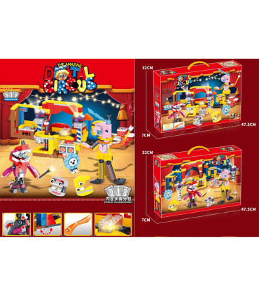 SET CONSTRUCTOR TIP LEGO CIRC 455 PIESE - CUBURI DE CONSTRUIT, ASOCIERE ȘI INELE