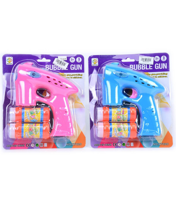 JUCARIE PISTOL CU BALOANE DE SAPUN 4 VARIETATI DE CULOARE - BULE DE SĂPUN
