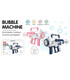 LARGE TOY SOAP BALLOON MACHINE 2 COLOR VARIETIES - SOAP BUBBLES