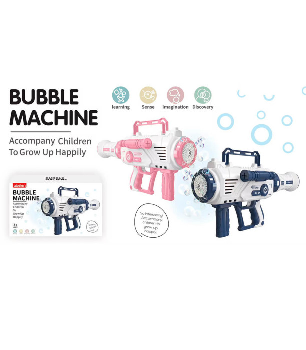 LARGE TOY SOAP BALLOON MACHINE 2 COLOR VARIETIES - SOAP BUBBLES