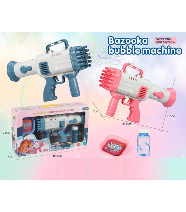 HEAVY DUTY TOY BAZOOKA FOR SOAP BALLOONS - SOAP BUBBLES