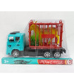 TRUCK WITH DONKEY CARRYING CAGE
