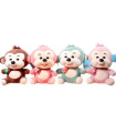 SMALL PLUSH MONKEY 20 CM 2 COLORS