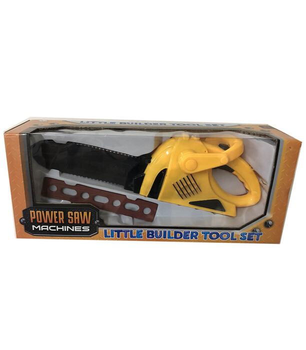 TOY ELECTRIC CHAINSAW IN BOX - TOOLS