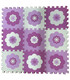 PUZZLE COVOR DIN CAUCIUC CU FLORI 9 PIESE - PUZZLE ȘI CUBURI