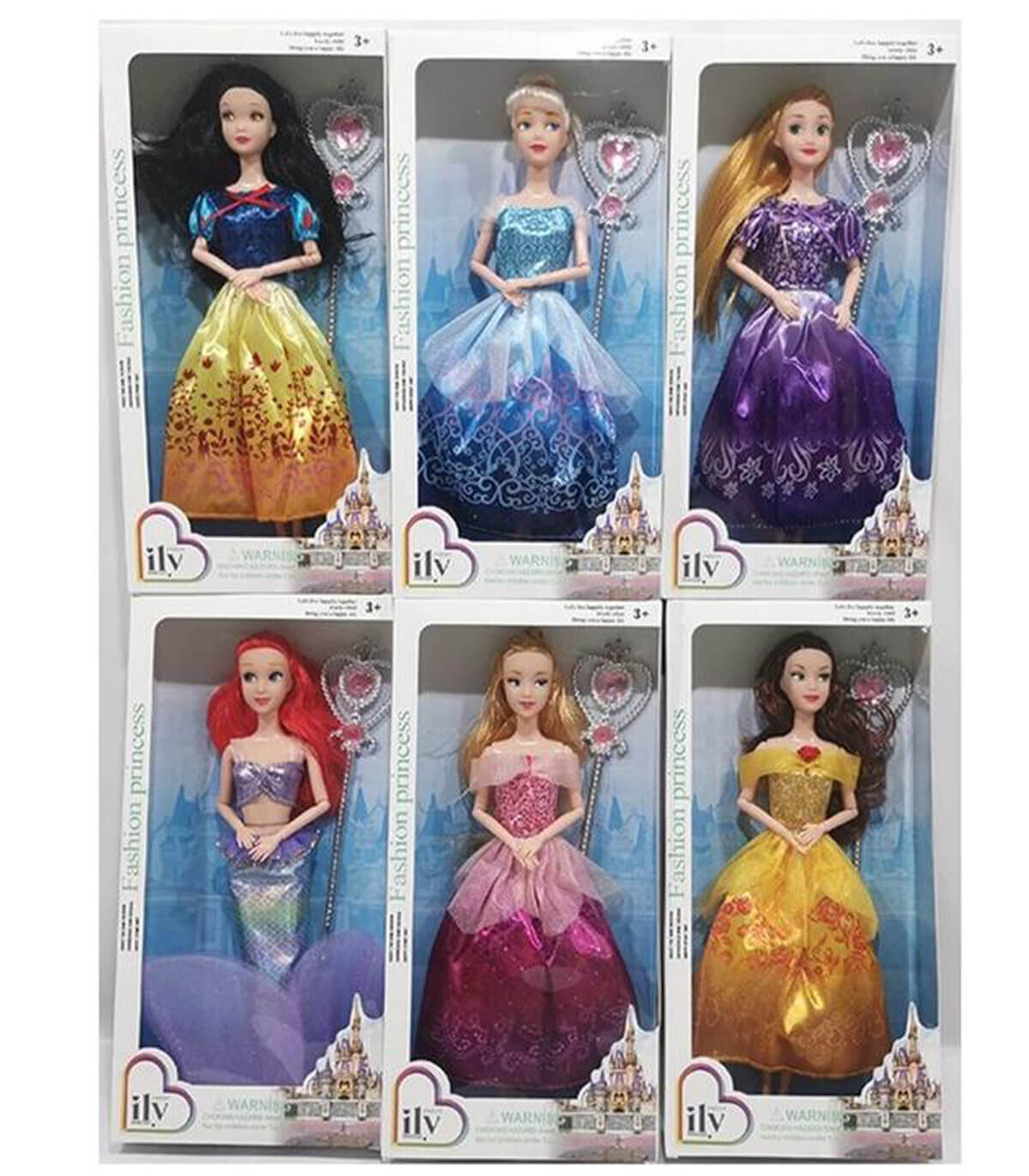 PAPUSA PRINTESA CU SCEPTRU 6 TIPURI - PĂPUȘI ȘI SIRENE