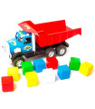 CAMION COPII CU CUBURI 52 CM 3 CULORI