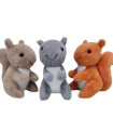 PLUSH SQUIRREL 20 CM 3 COLORS