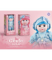 MUSICAL SOFT DOLL WITH BLUE DRESS IN BOX