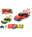 KIDS CAR WITH SMOKE RADIO CONTROL WITH RECHARGEABLE BATTERY 2 COLORS MARIO